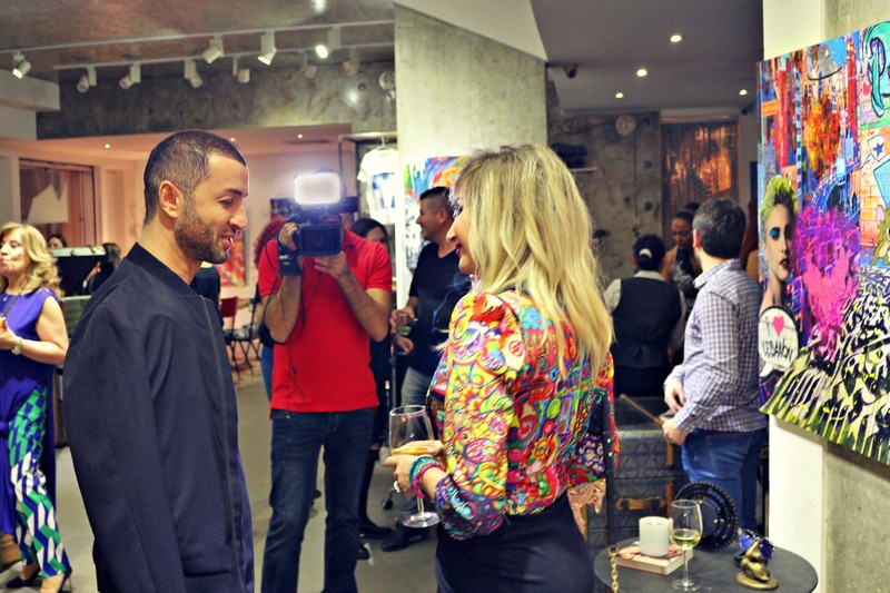 Suzi in Beirut at Vick Vanlian Showroom